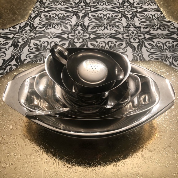 9 piece Cromargan camping set - Picture 1 of 8